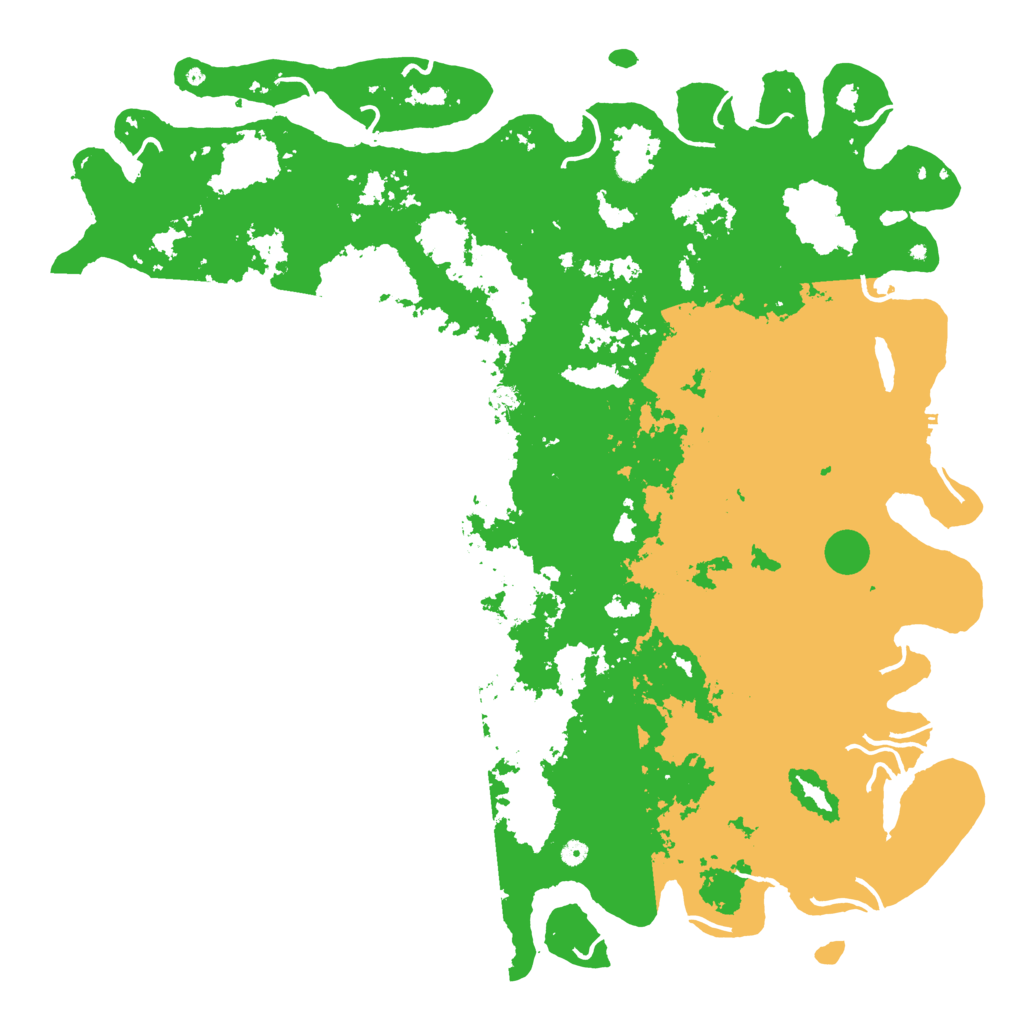 Biome Rust Map: Procedural Map, Size: 6000, Seed: 8462