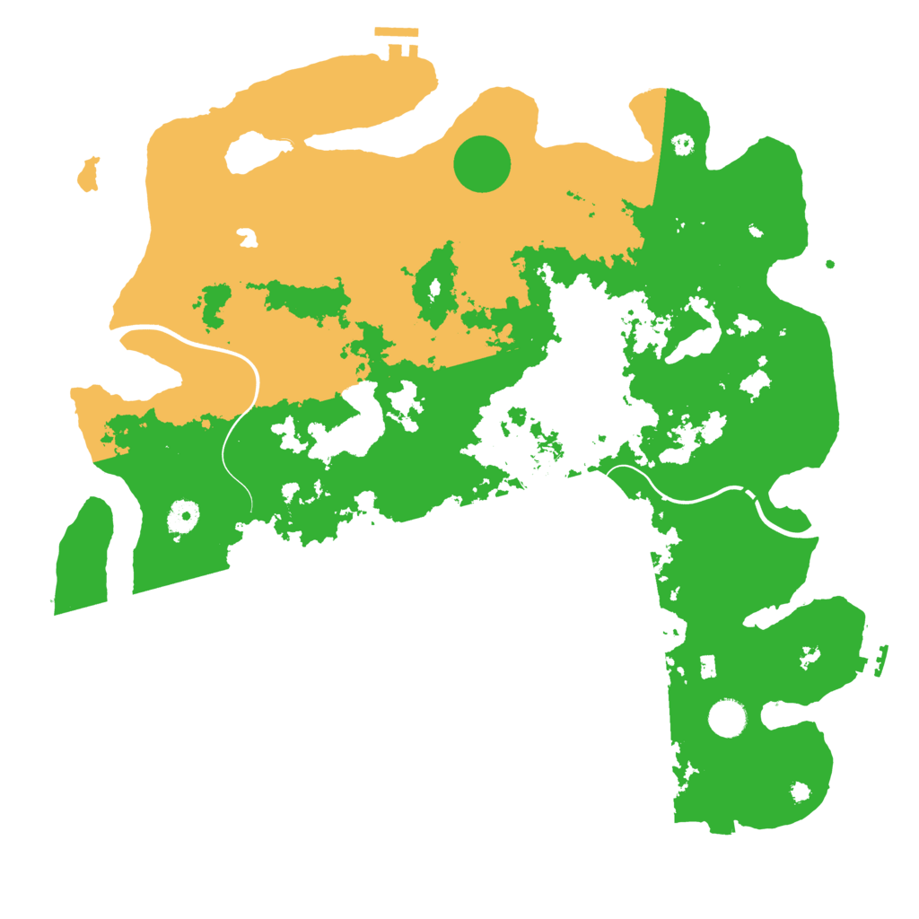 Biome Rust Map: Procedural Map, Size: 4250, Seed: 3727198