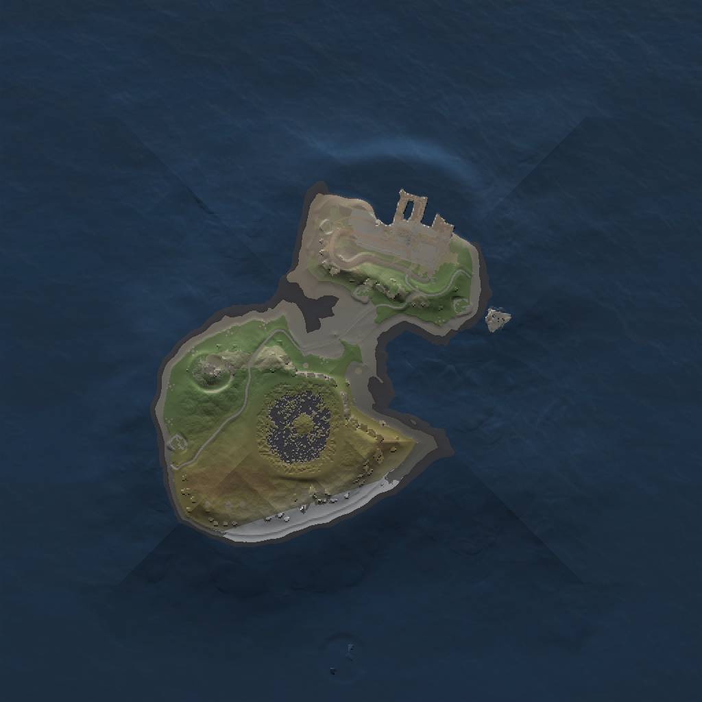 Rust Map: Procedural Map, Size: 1500, Seed: 2029, 5 Monuments