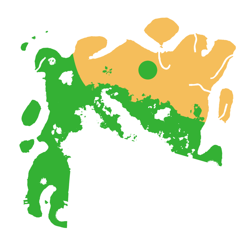 Biome Rust Map: Procedural Map, Size: 3550, Seed: 5616538