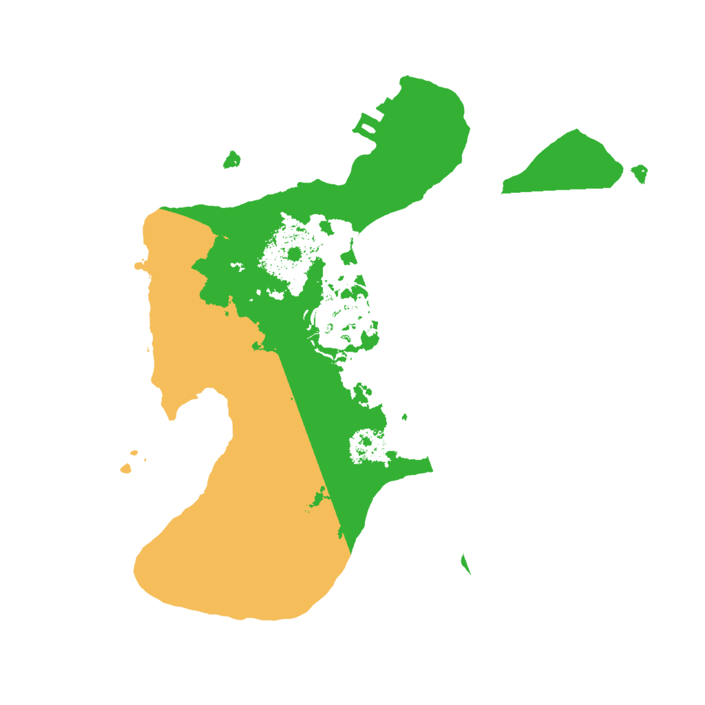 Biome Rust Map: Procedural Map, Size: 2000, Seed: 1533284270