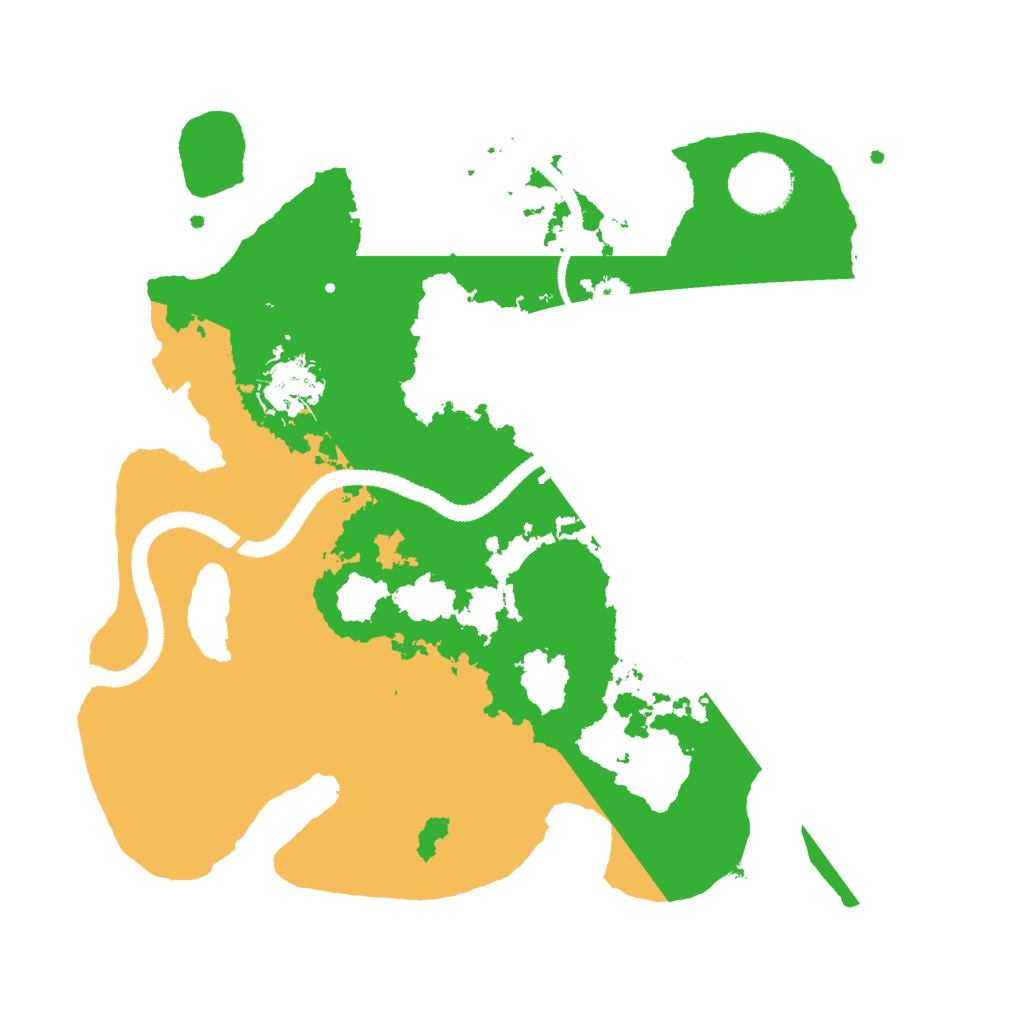 Biome Rust Map: Procedural Map, Size: 3000, Seed: 192022