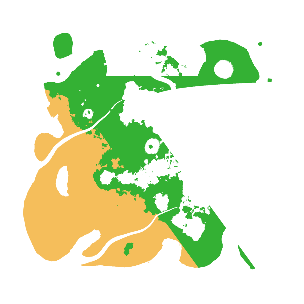 Biome Rust Map: Procedural Map, Size: 3000, Seed: 192022