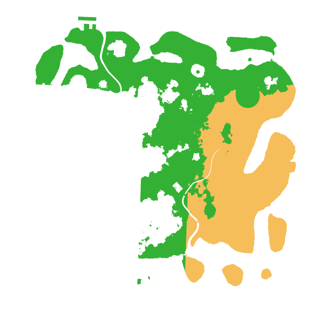 Biome Rust Map: Procedural Map, Size: 3500, Seed: 94921785