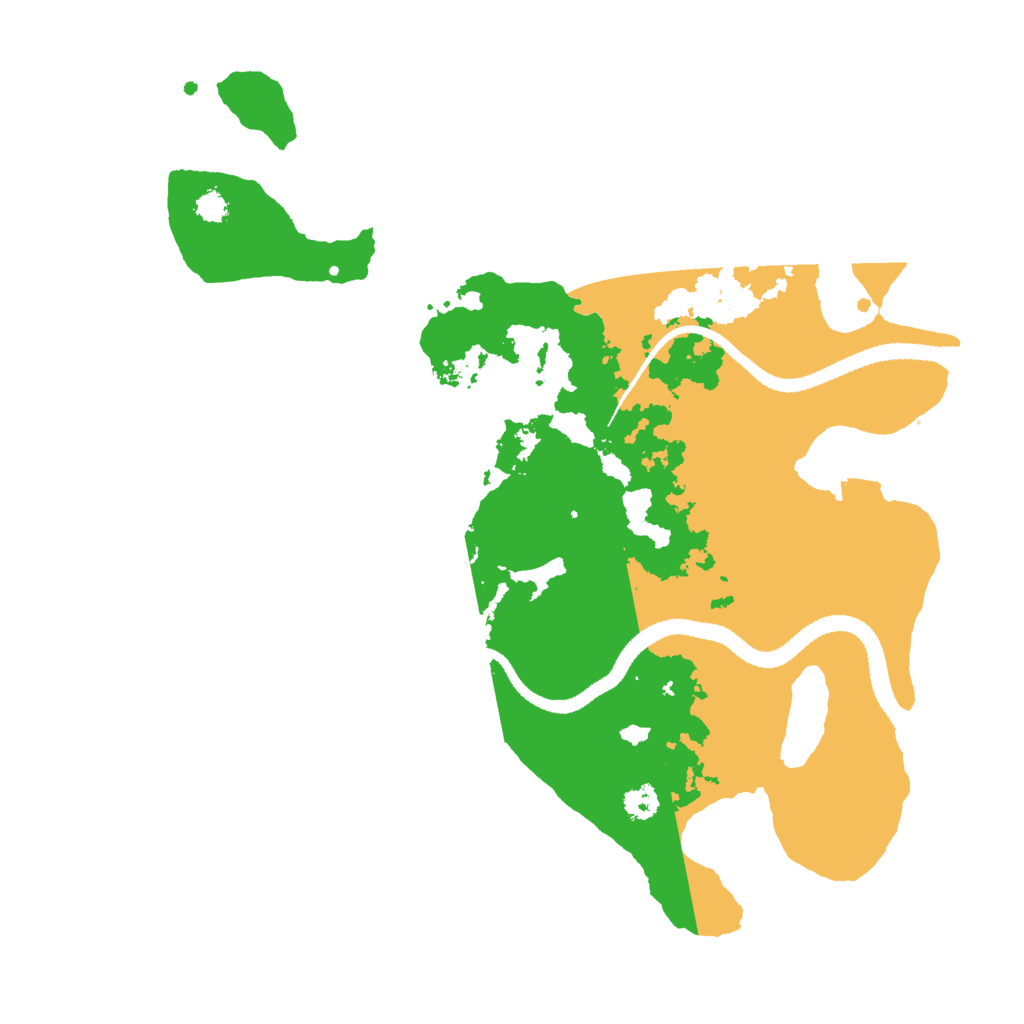 Biome Rust Map: Procedural Map, Size: 3000, Seed: 299463903