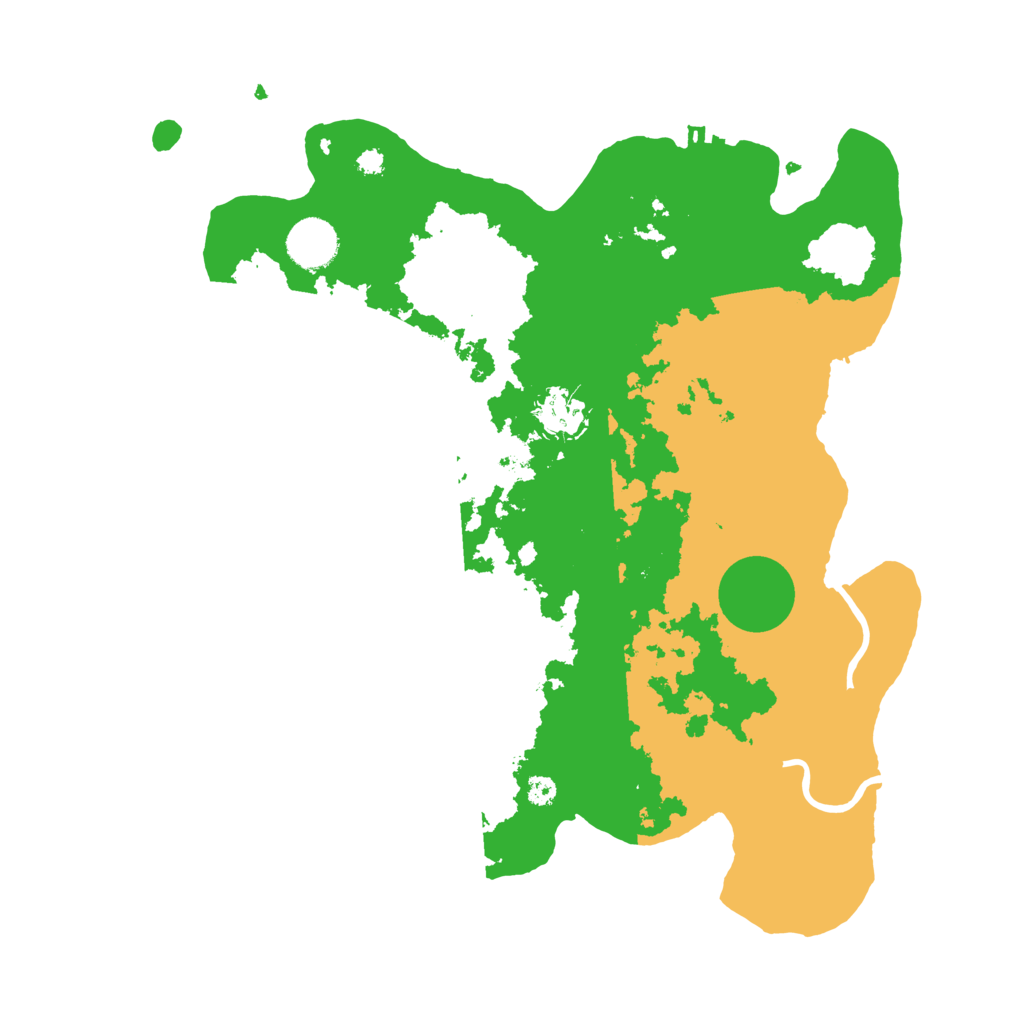 Biome Rust Map: Procedural Map, Size: 3550, Seed: 5009314