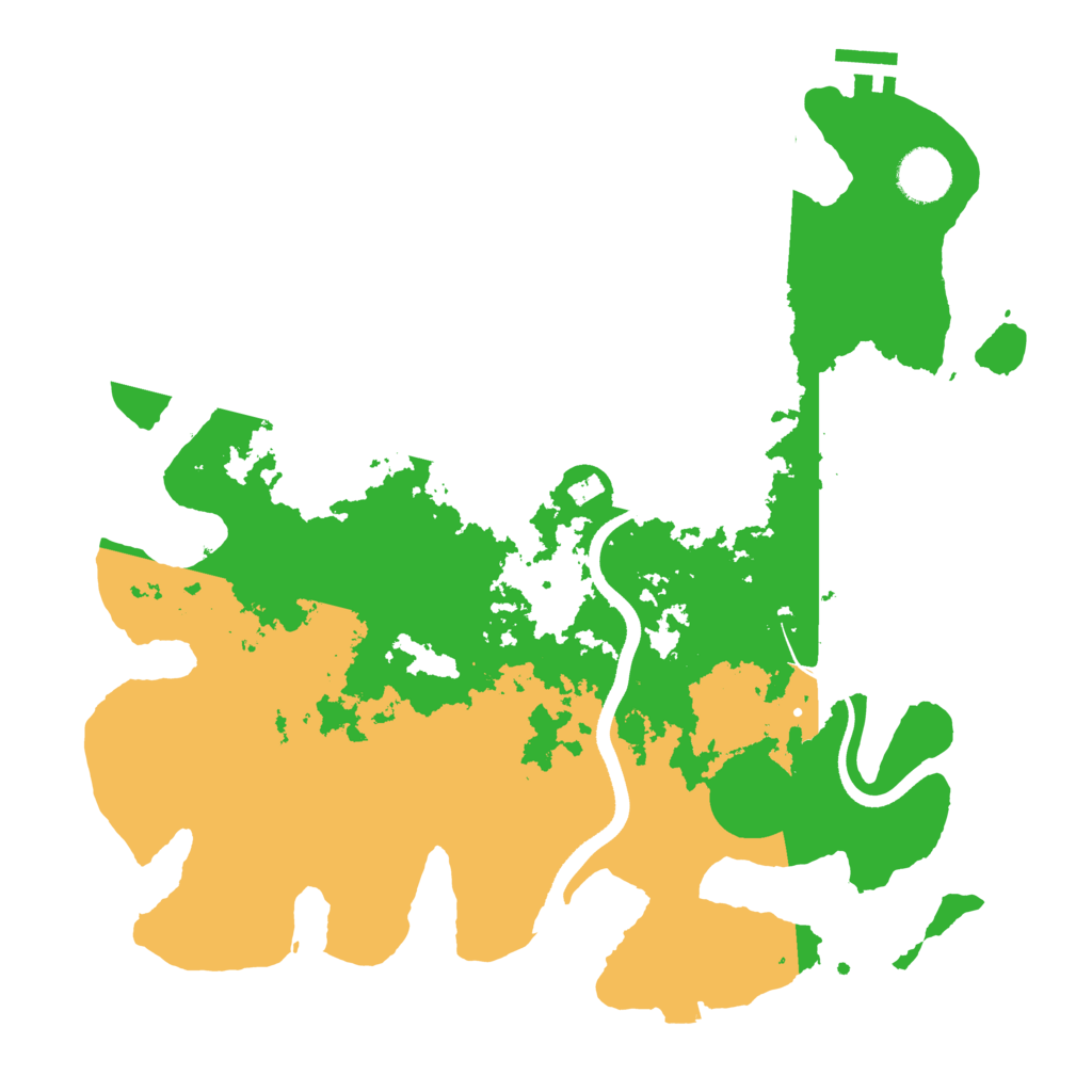 Biome Rust Map: Procedural Map, Size: 3550, Seed: 4837978