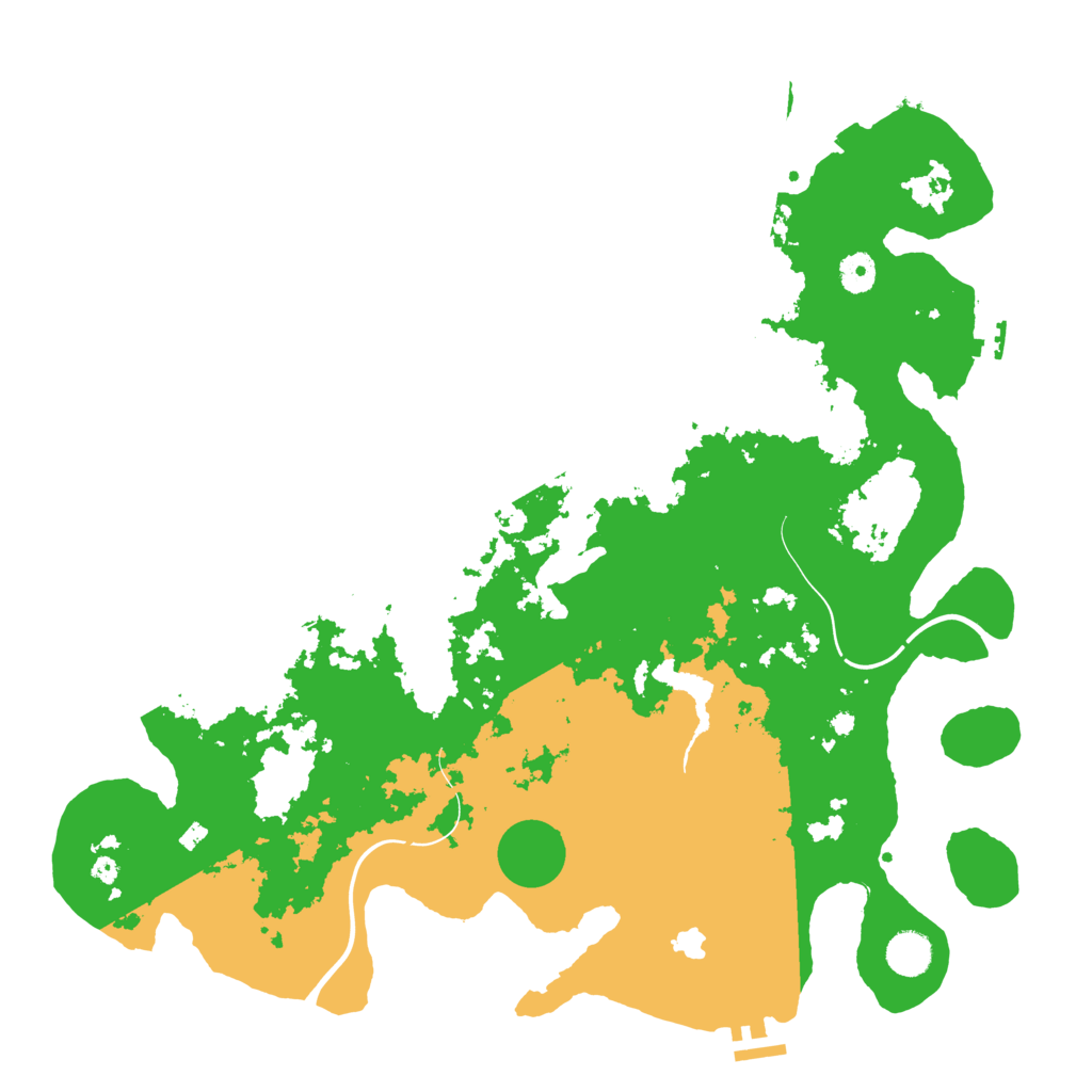 Biome Rust Map: Procedural Map, Size: 4250, Seed: 3063436