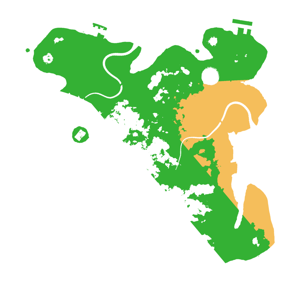 Biome Rust Map: Procedural Map, Size: 3000, Seed: 836429010