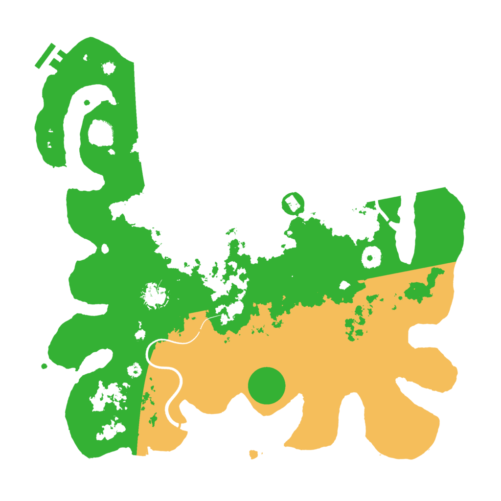 Biome Rust Map: Procedural Map, Size: 3550, Seed: 4148524