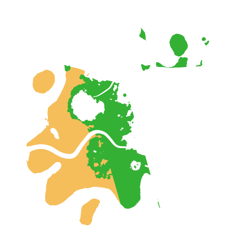 Biome Rust Map: Procedural Map, Size: 2500, Seed: 1879572665