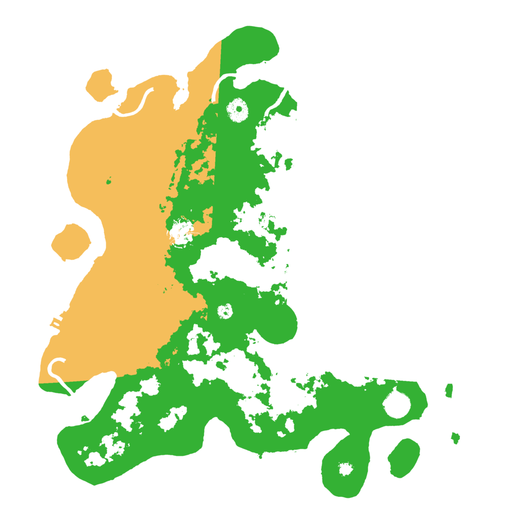 Biome Rust Map: Procedural Map, Size: 3550, Seed: 5074126