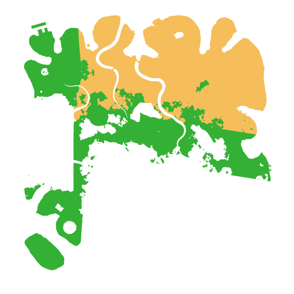 Biome Rust Map: Procedural Map, Size: 4000, Seed: 478406