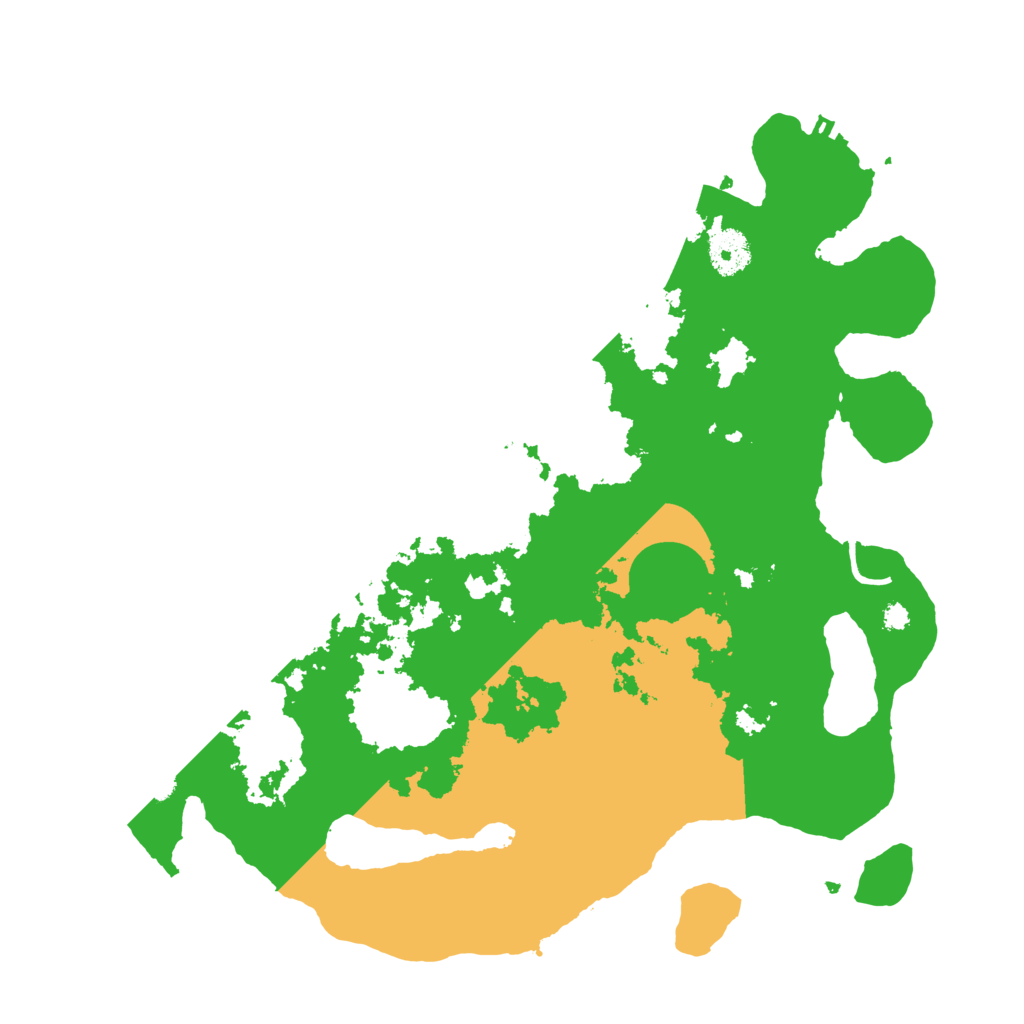 Biome Rust Map: Procedural Map, Size: 3550, Seed: 3839366