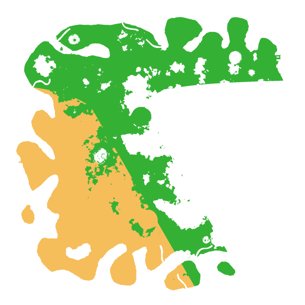 Biome Rust Map: Procedural Map, Size: 4300, Seed: 181