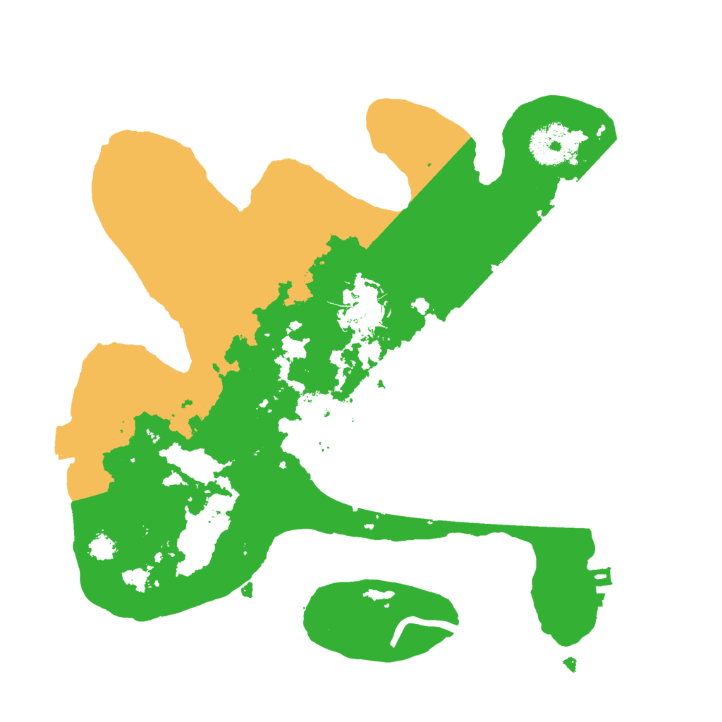 Biome Rust Map: Procedural Map, Size: 2500, Seed: 34