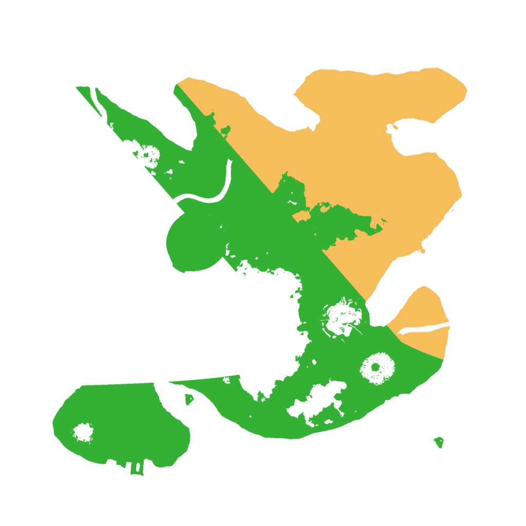 Biome Rust Map: Procedural Map, Size: 2500, Seed: 1019