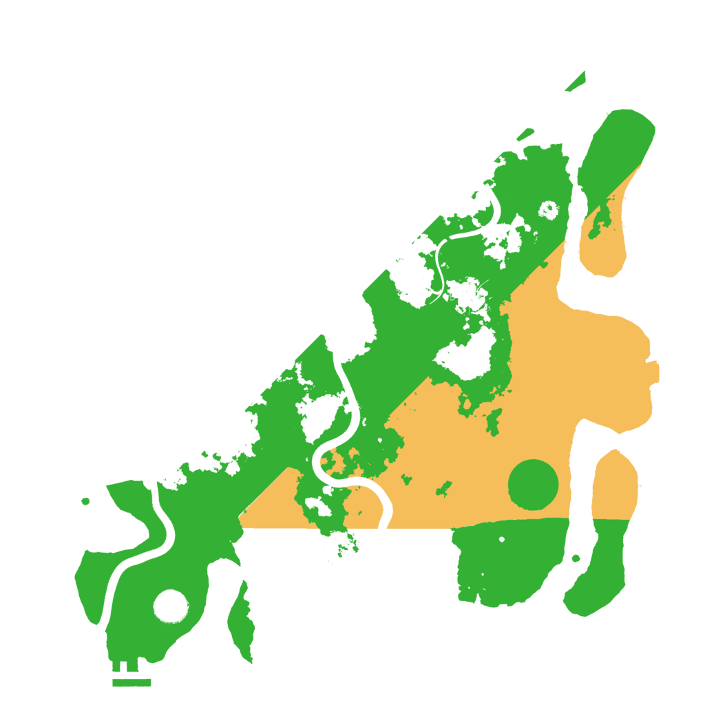 Biome Rust Map: Procedural Map, Size: 3700, Seed: 917075