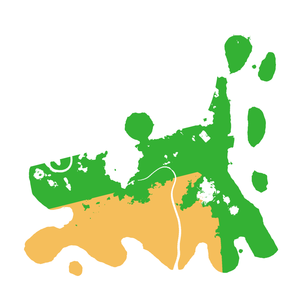 Biome Rust Map: Procedural Map, Size: 3000, Seed: 700251