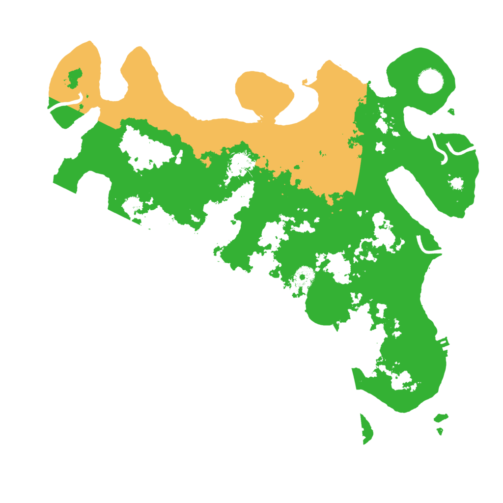 Biome Rust Map: Procedural Map, Size: 3550, Seed: 6281096