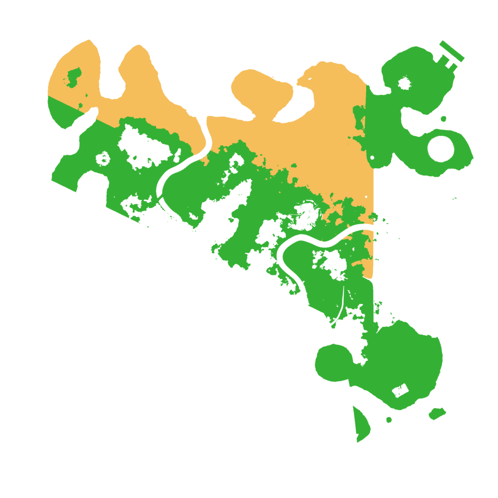 Biome Rust Map: Procedural Map, Size: 3550, Seed: 6281096