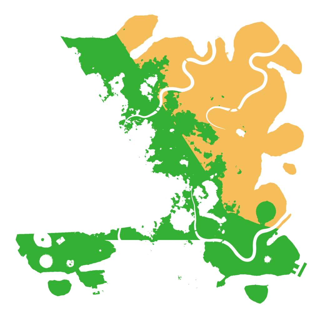 Biome Rust Map: Procedural Map, Size: 4250, Seed: 494196