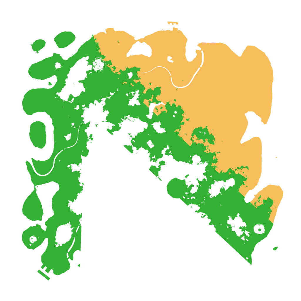 Biome Rust Map: Procedural Map, Size: 4250, Seed: 2719158