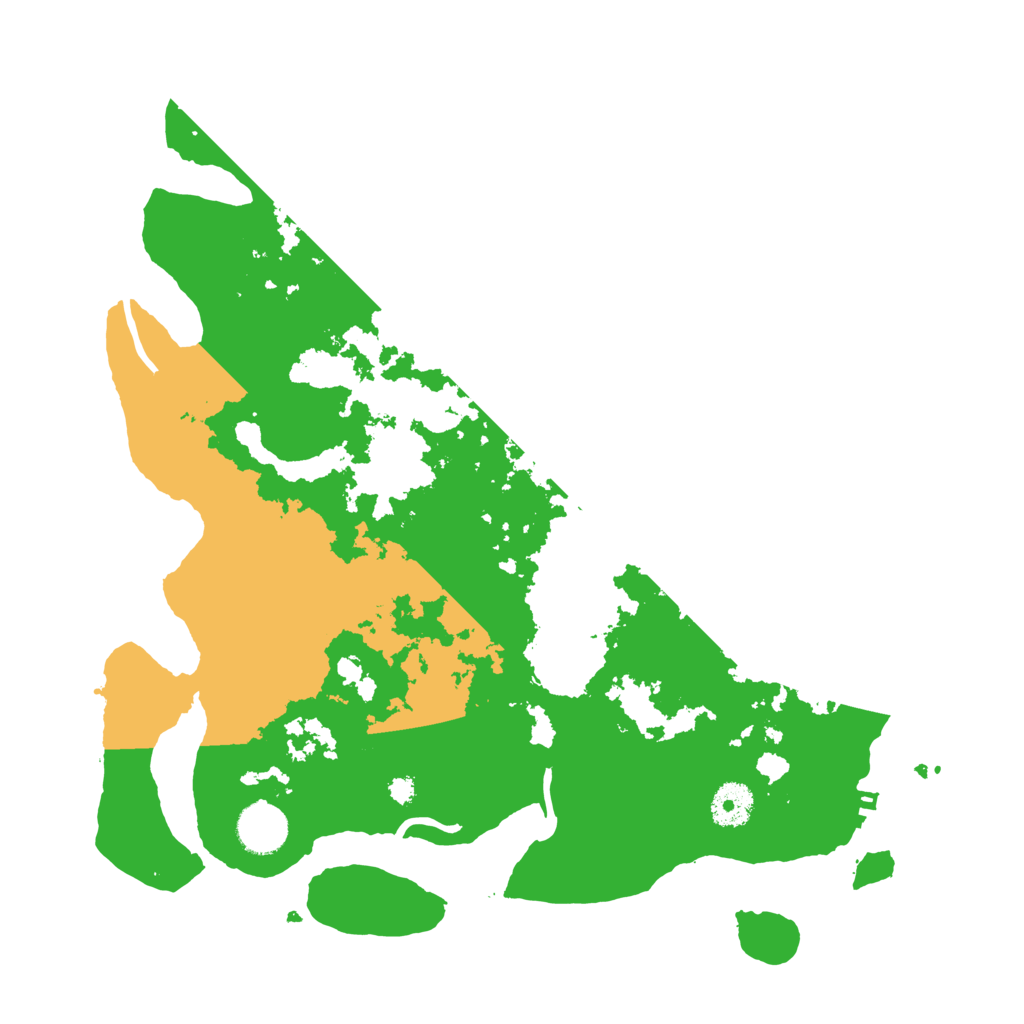 Biome Rust Map: Procedural Map, Size: 3550, Seed: 4809079