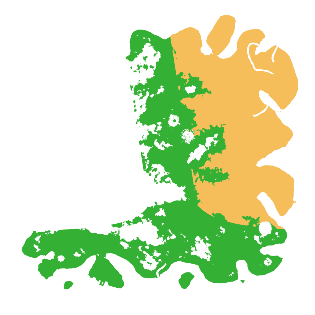 Biome Rust Map: Procedural Map, Size: 4250, Seed: 886099