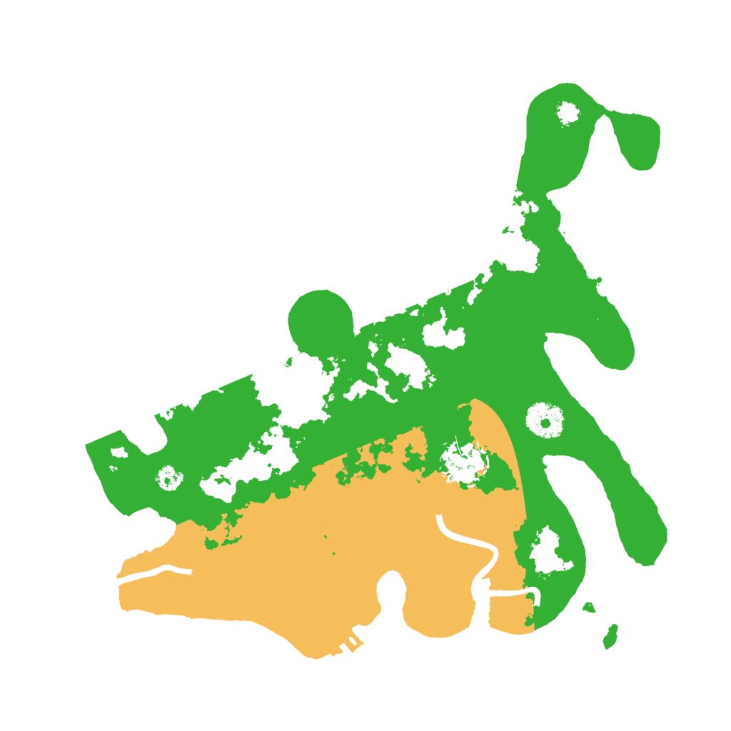 Biome Rust Map: Procedural Map, Size: 3000, Seed: 855772