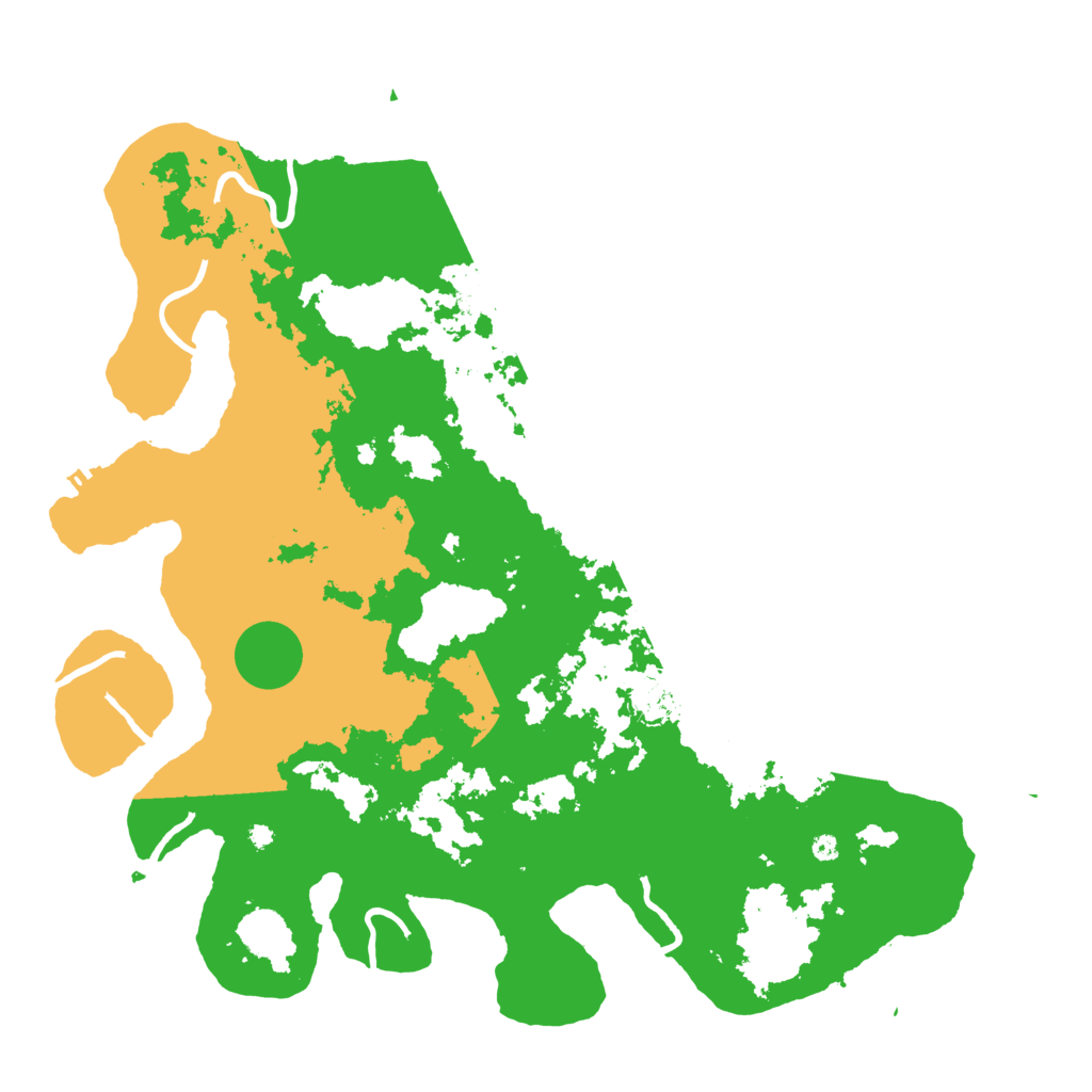 Biome Rust Map: Procedural Map, Size: 4250, Seed: 1051596