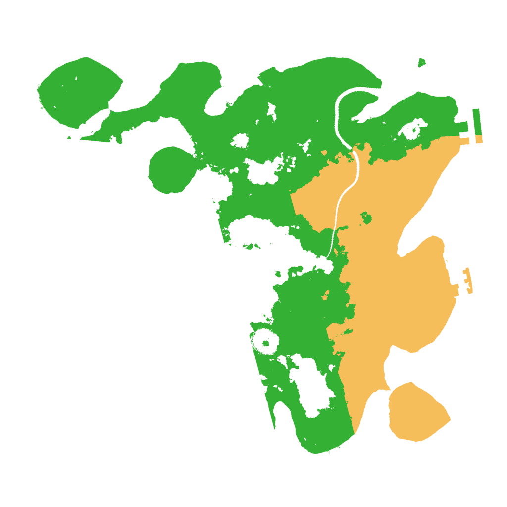 Biome Rust Map: Procedural Map, Size: 3000, Seed: 22880
