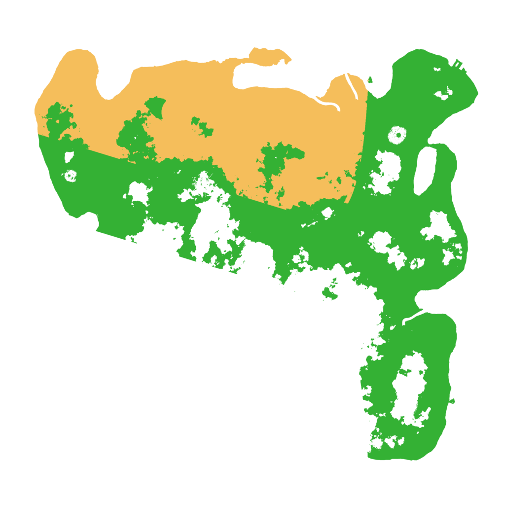 Biome Rust Map: Procedural Map, Size: 4250, Seed: 6194210