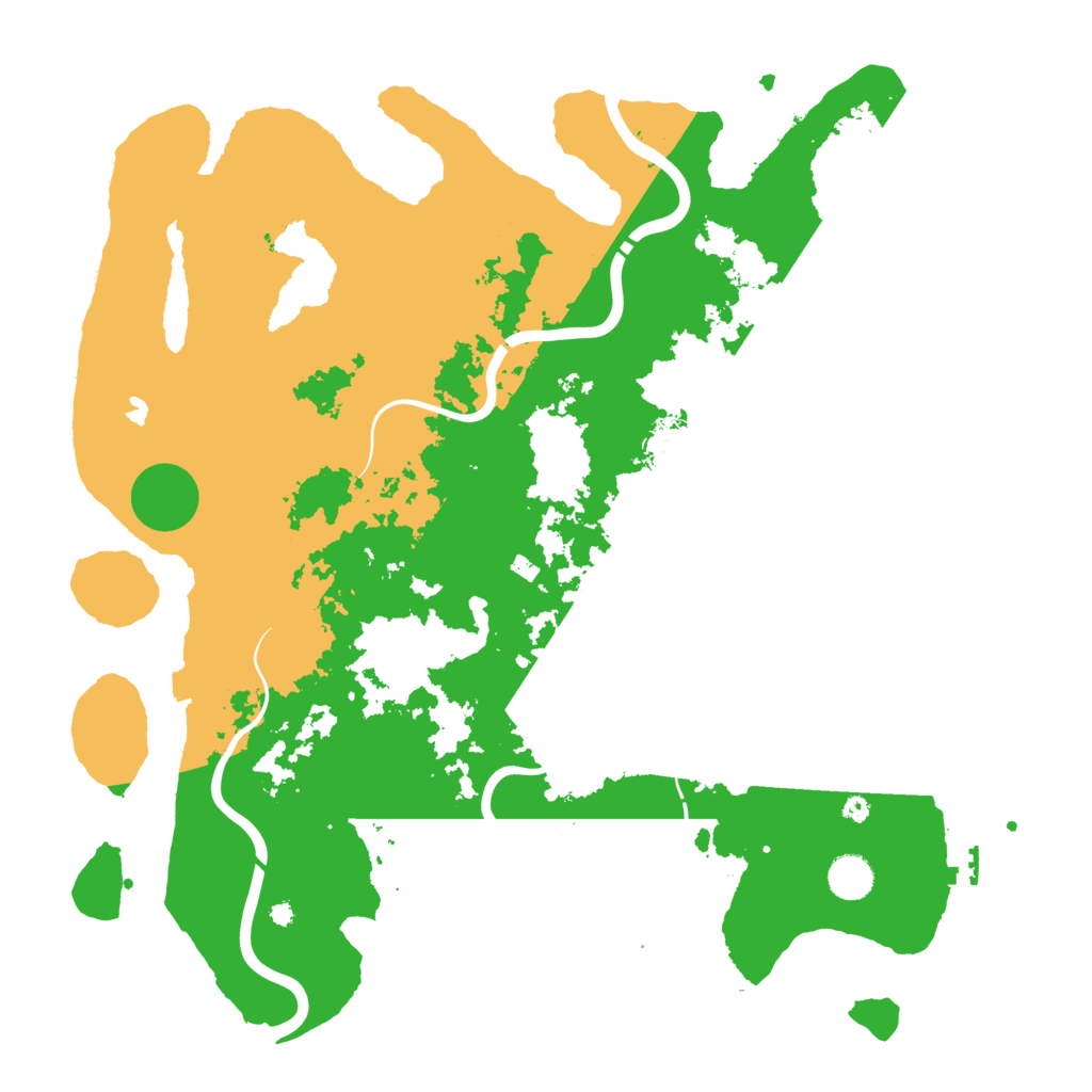 Biome Rust Map: Procedural Map, Size: 4250, Seed: 24140