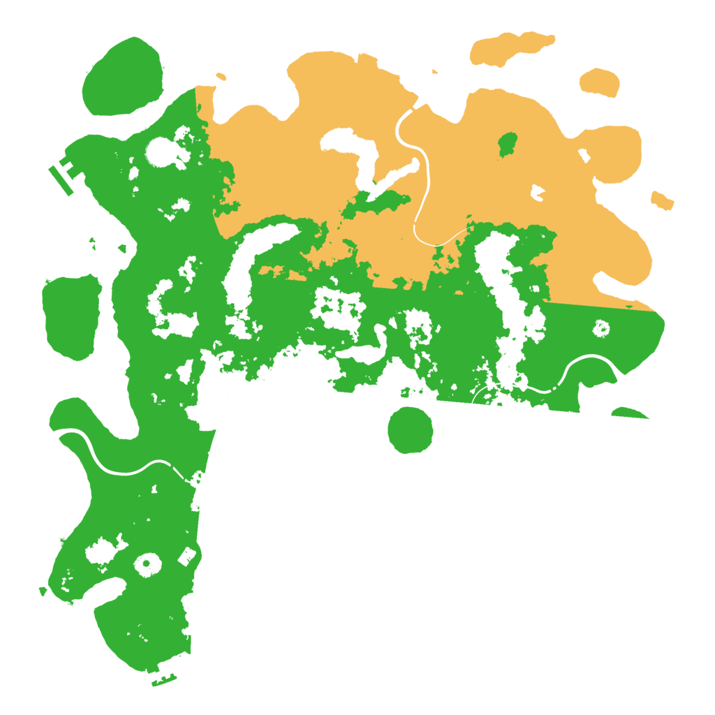 Biome Rust Map: Procedural Map, Size: 4250, Seed: 1666132