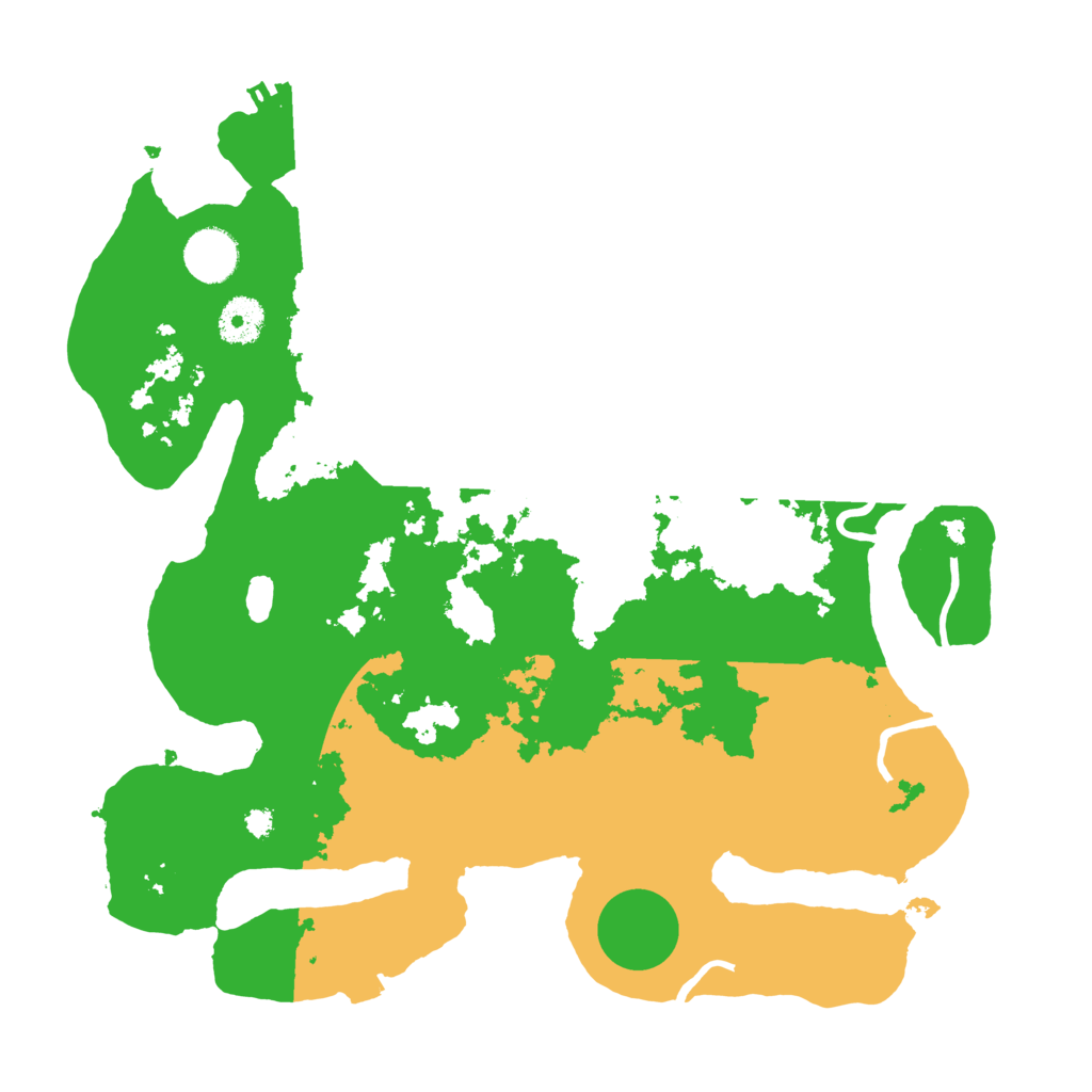 Biome Rust Map: Procedural Map, Size: 3550, Seed: 4463928