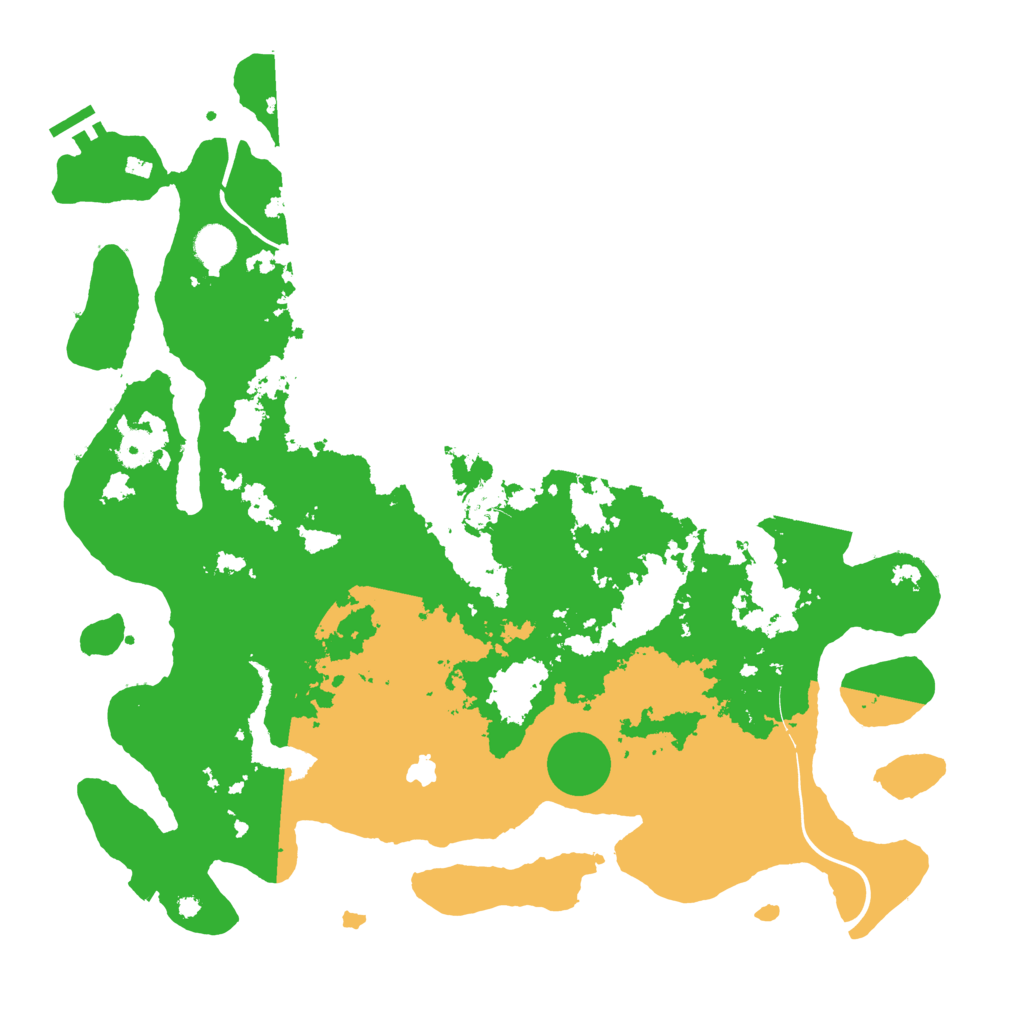 Biome Rust Map: Procedural Map, Size: 4250, Seed: 4130408