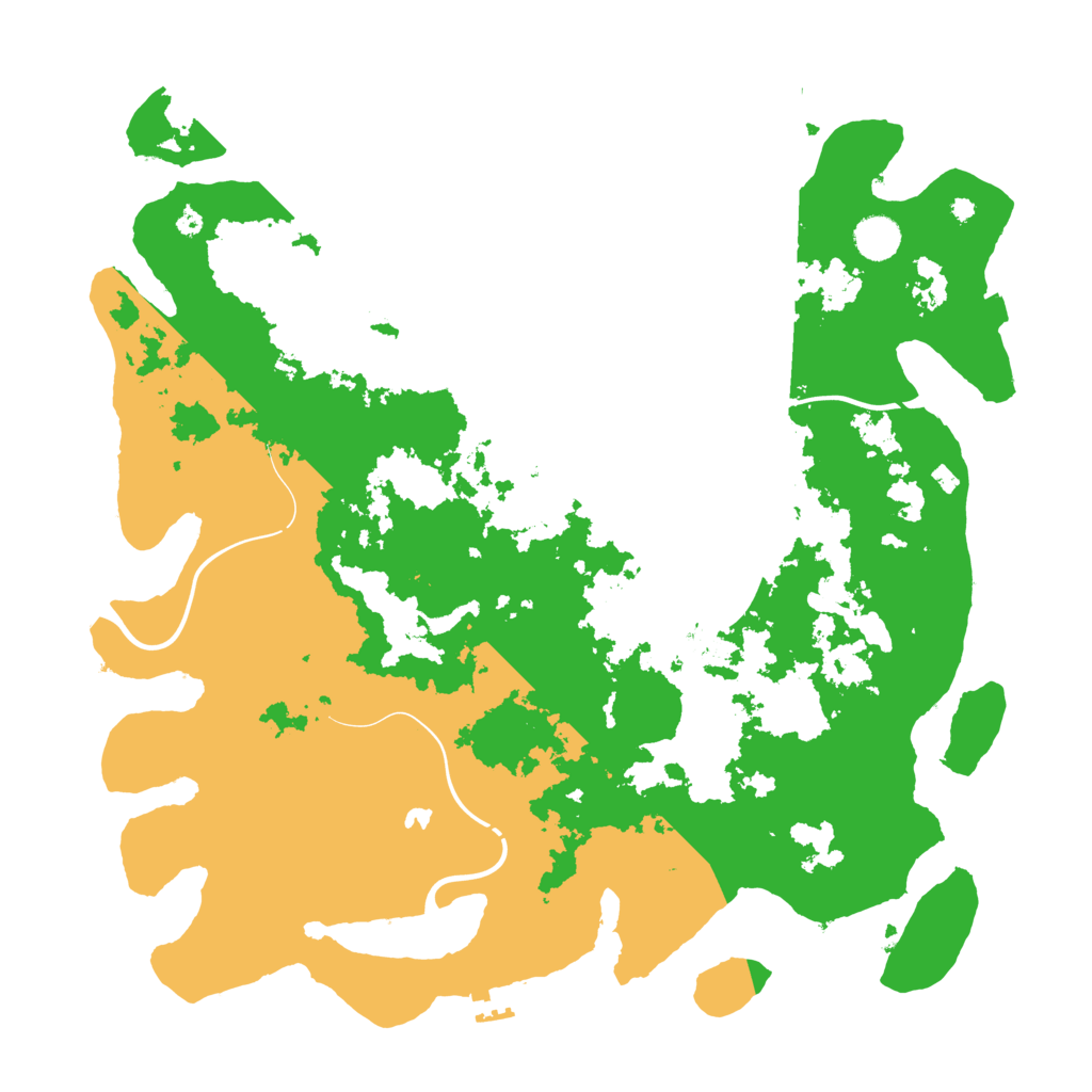 Biome Rust Map: Procedural Map, Size: 4250, Seed: 1604890