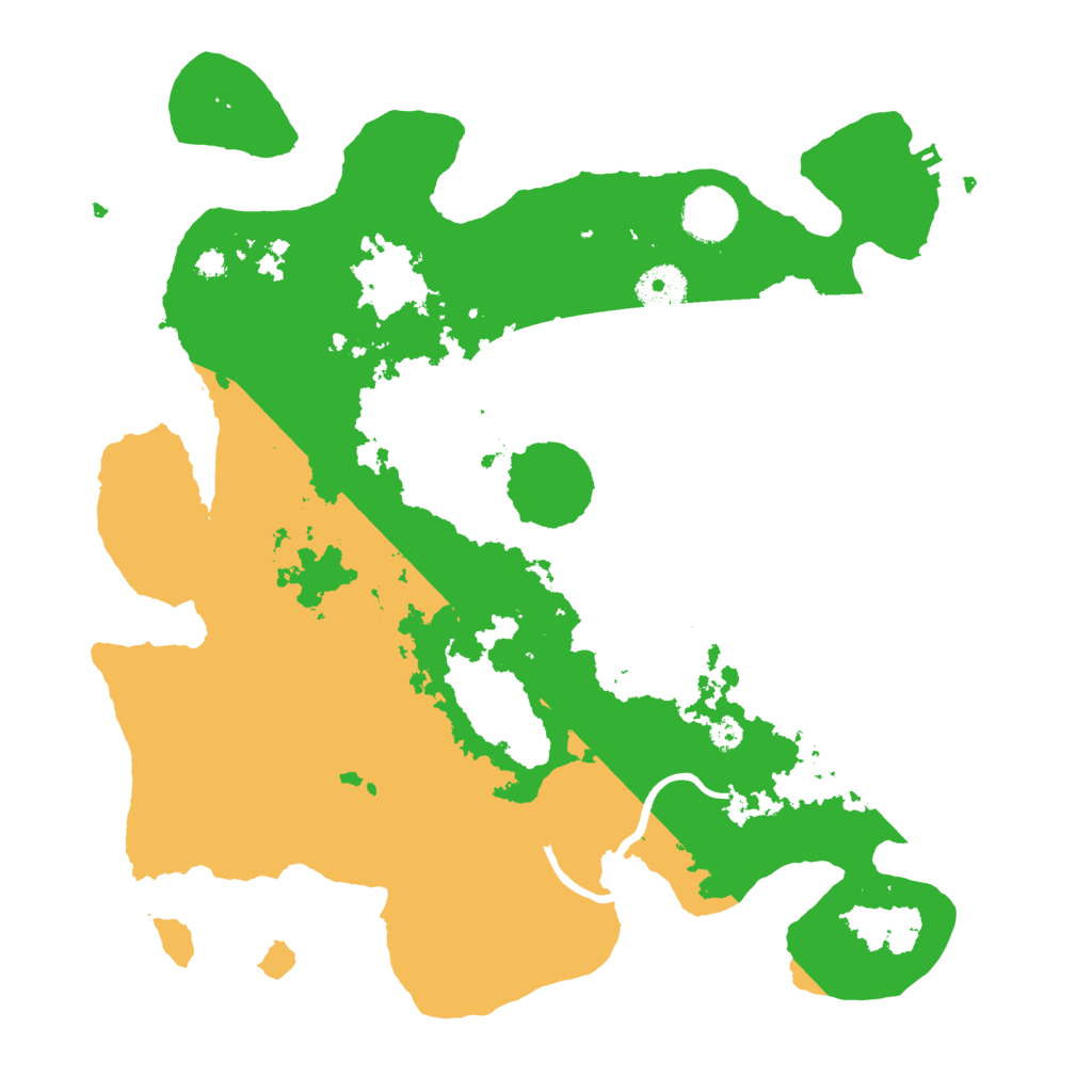 Biome Rust Map: Procedural Map, Size: 3500, Seed: 454823
