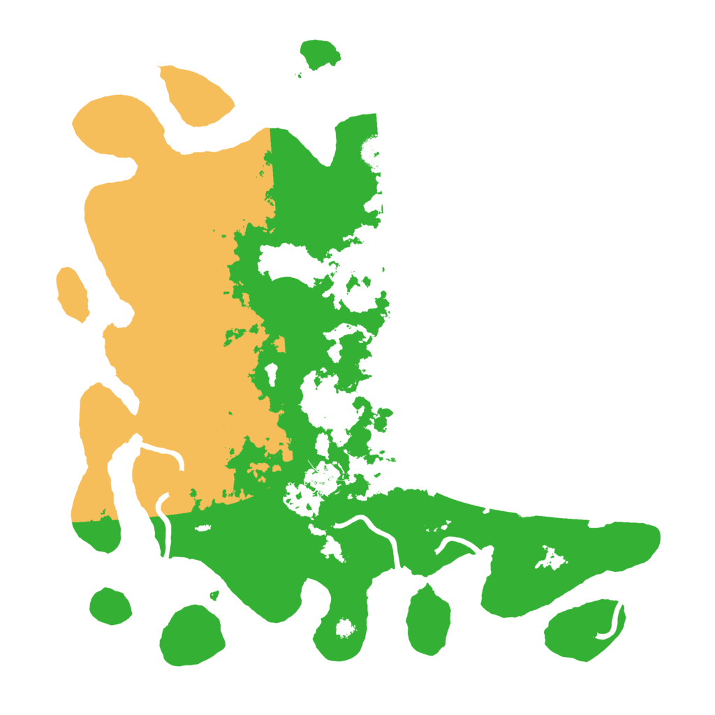 Biome Rust Map: Procedural Map, Size: 3550, Seed: 4665001