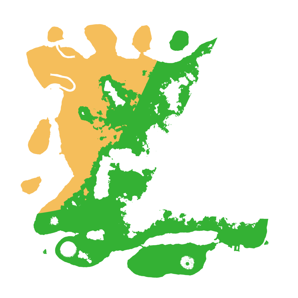 Biome Rust Map: Procedural Map, Size: 3333, Seed: 341235512