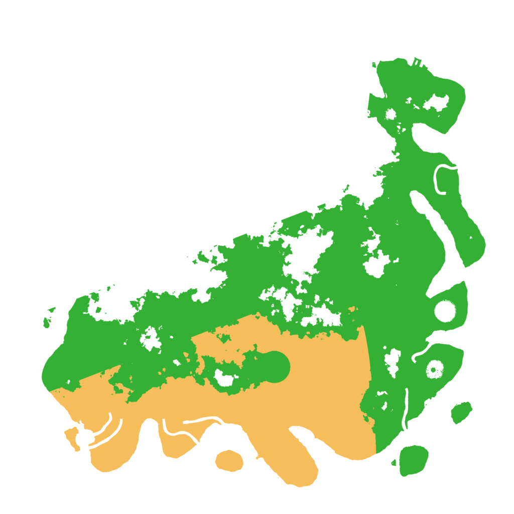 Biome Rust Map: Procedural Map, Size: 4250, Seed: 1610010