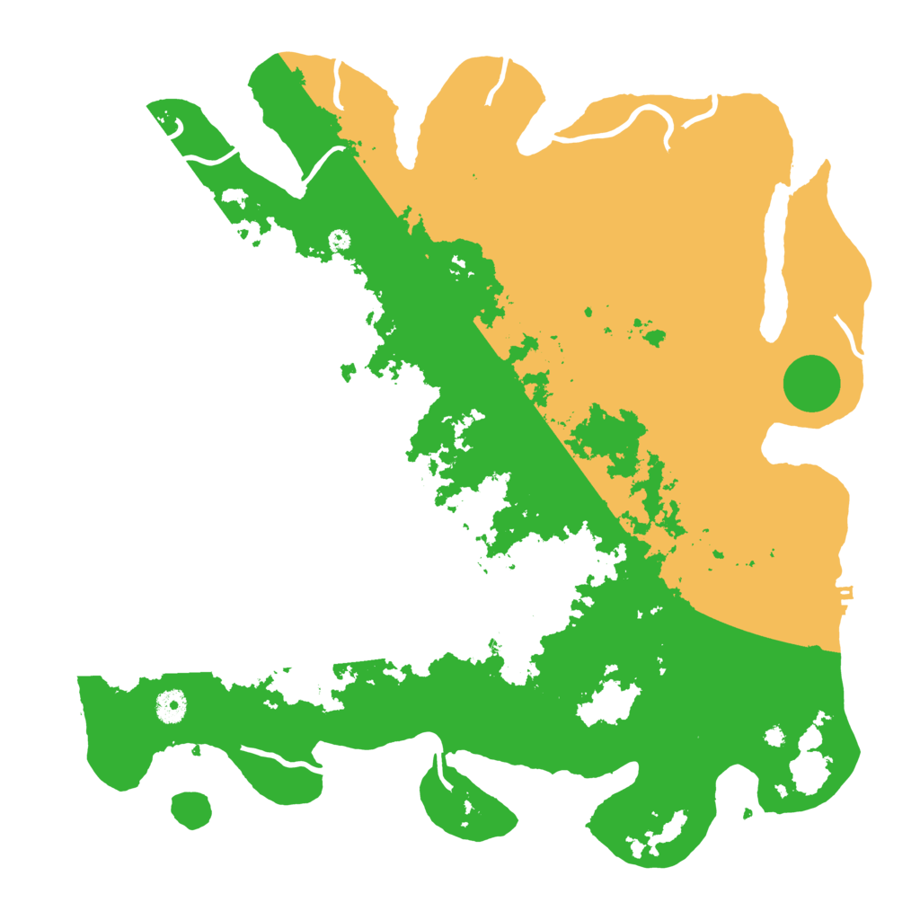 Biome Rust Map: Procedural Map, Size: 4250, Seed: 673157