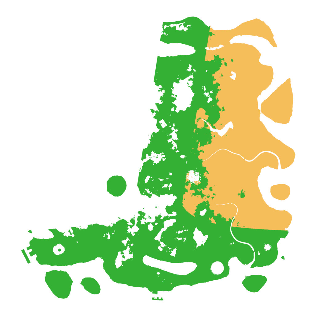 Biome Rust Map: Procedural Map, Size: 4250, Seed: 6278580