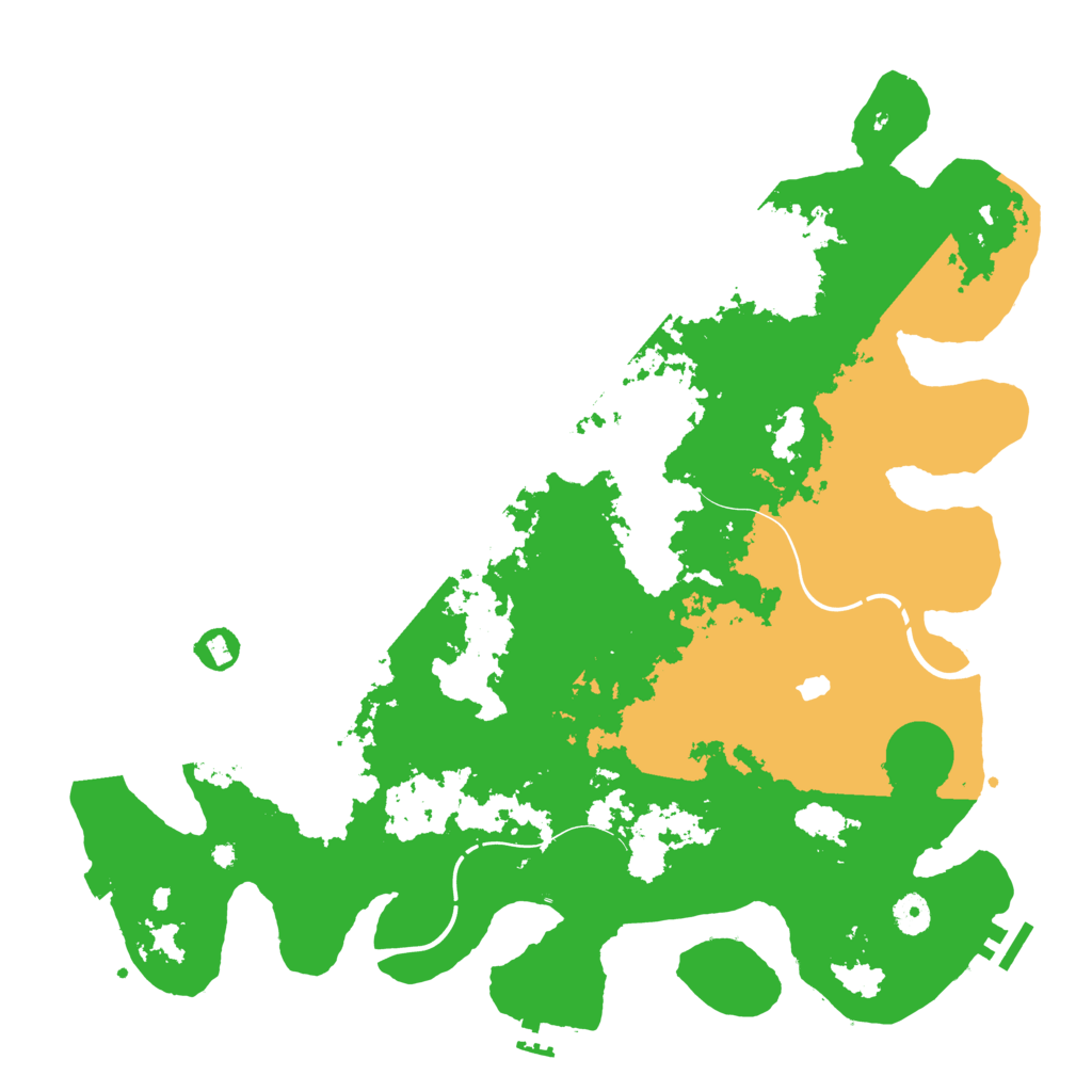 Biome Rust Map: Procedural Map, Size: 4250, Seed: 2008086