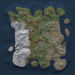 Thumbnail Rust Map: Procedural Map, Size: 3565, Seed: 100, 18 Monuments