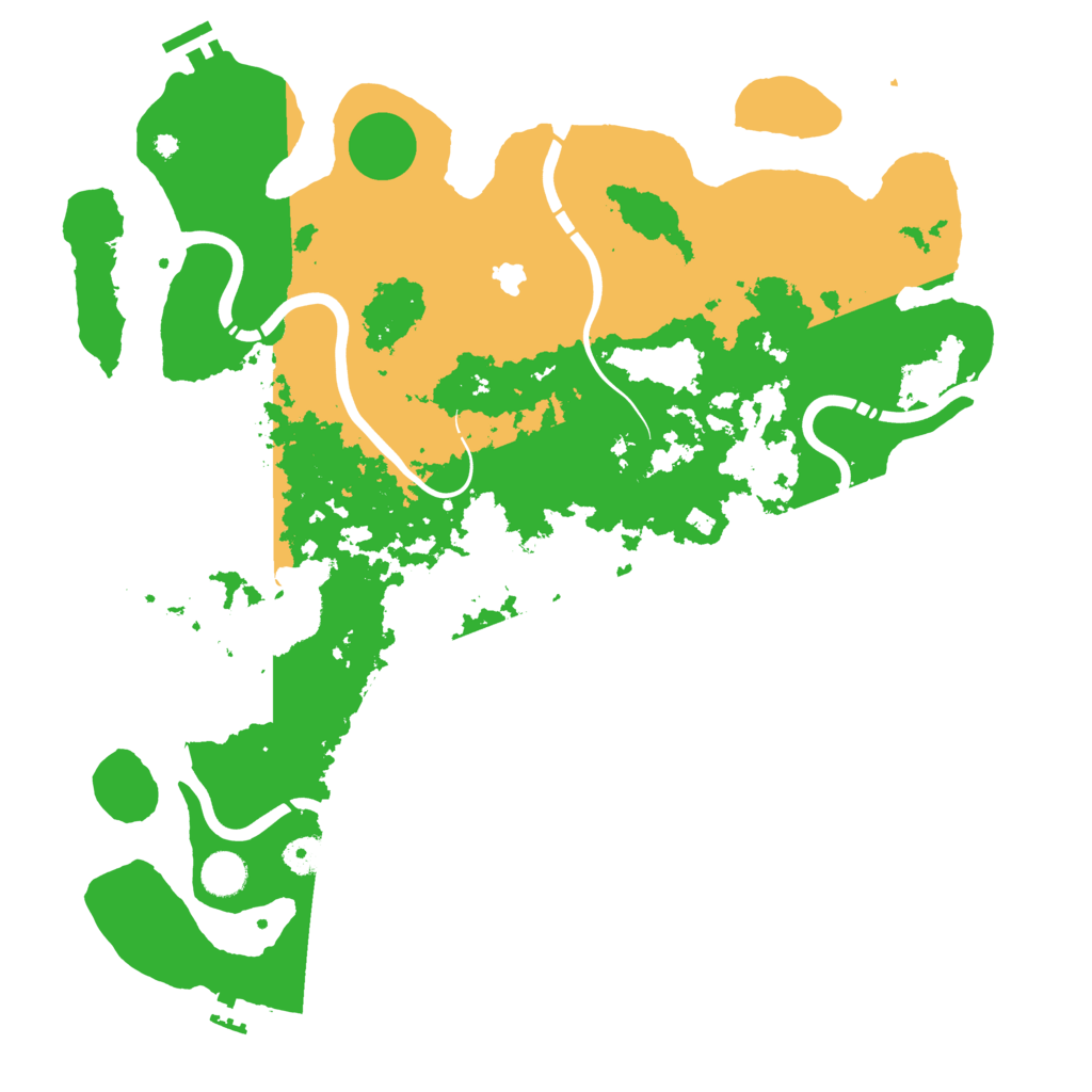 Biome Rust Map: Procedural Map, Size: 4250, Seed: 1701008