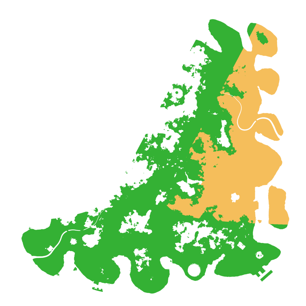 Biome Rust Map: Procedural Map, Size: 4250, Seed: 910094