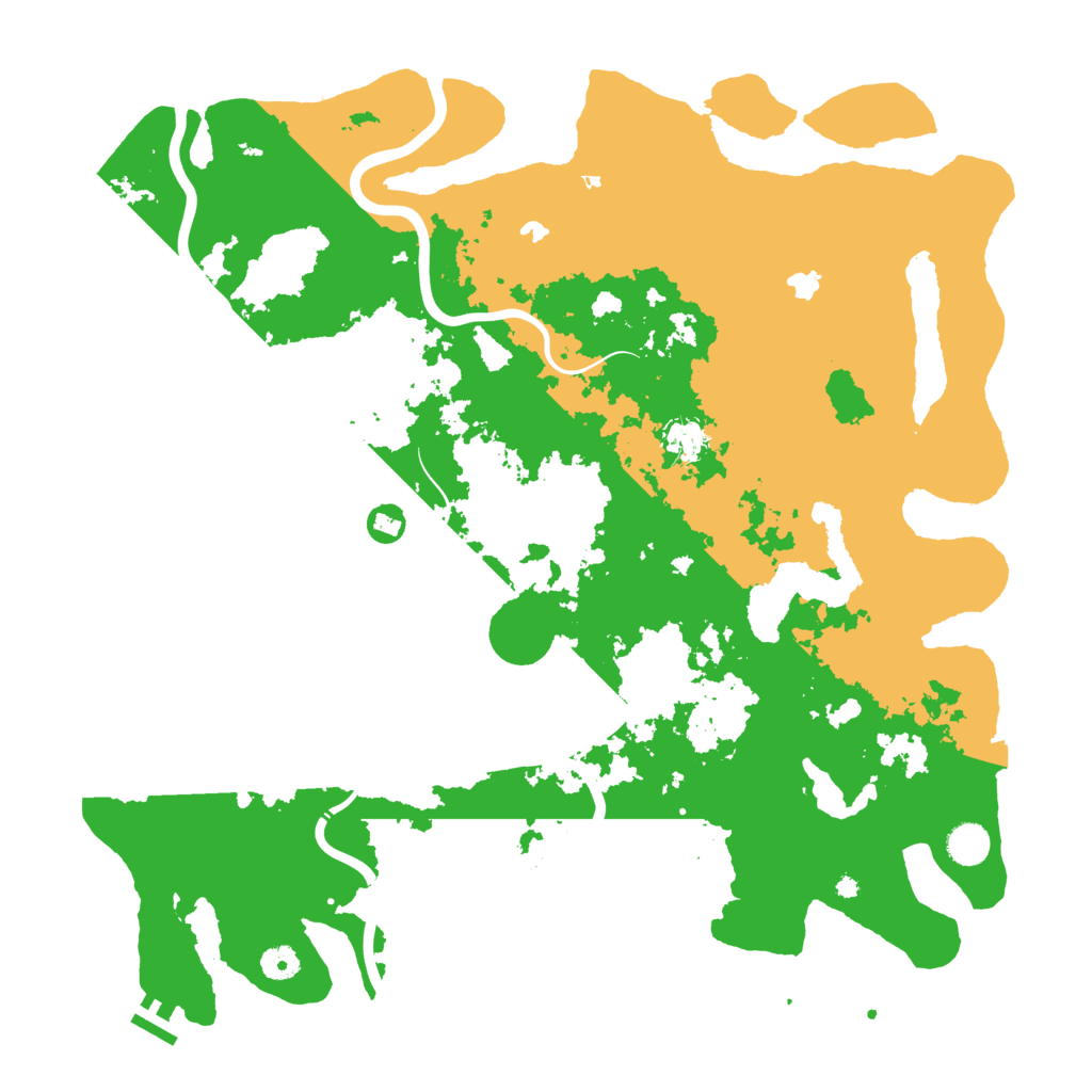 Biome Rust Map: Procedural Map, Size: 4500, Seed: 9116161