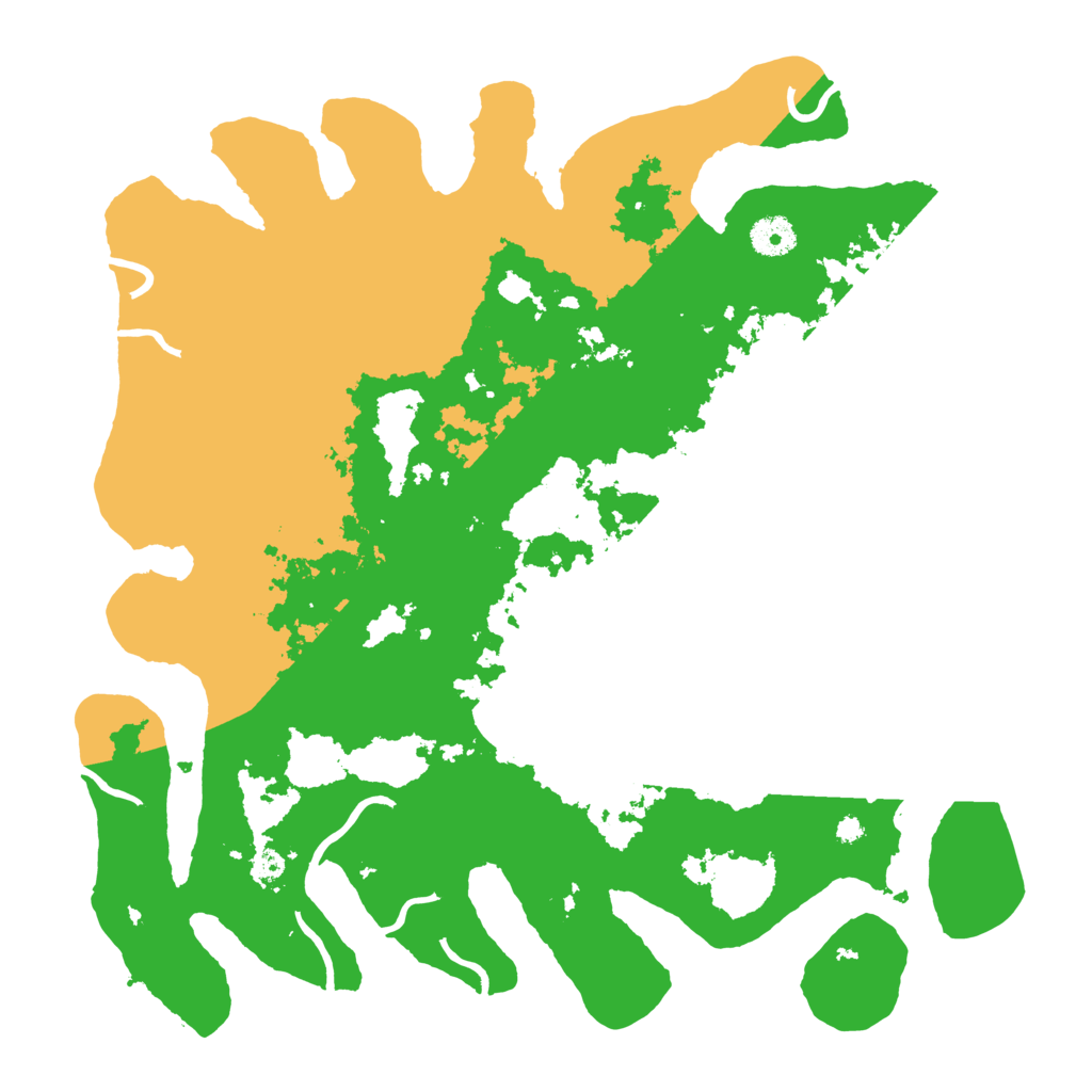 Biome Rust Map: Procedural Map, Size: 3850, Seed: 282603157